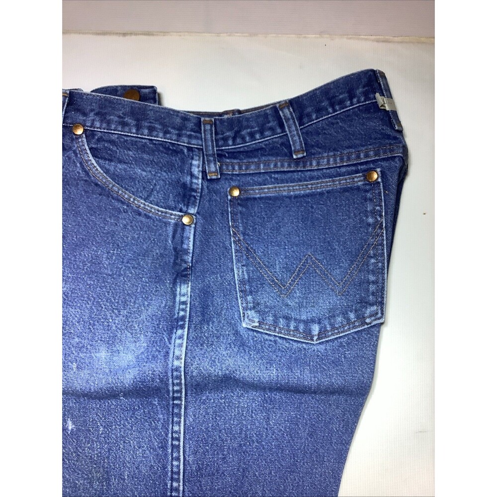 Wrangler 13MWZ Cowboy Cut Original Fit Mens Jeans Size 31x34 Faded